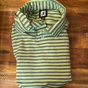 FootJoy Green and Gray Polo Shirt Casual Style